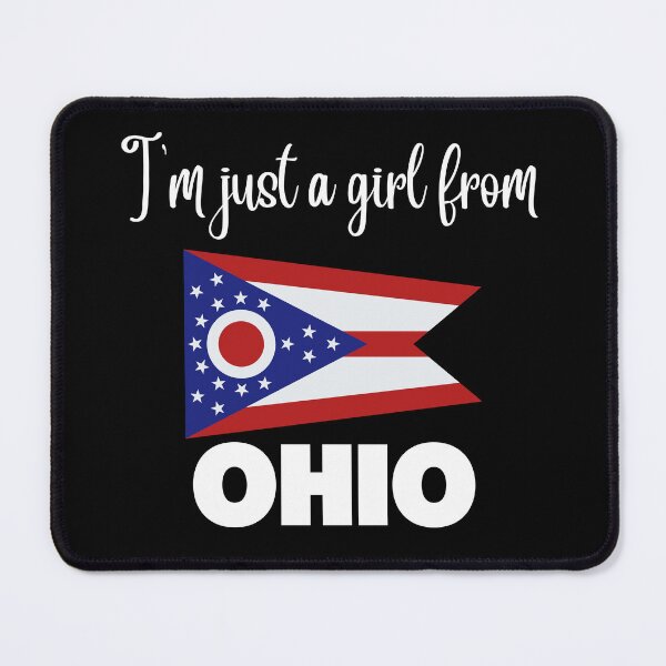 Item preview, I’m just a girl from Ohio- State pride design for women and girls designed and sold by DesignsByDaddy.