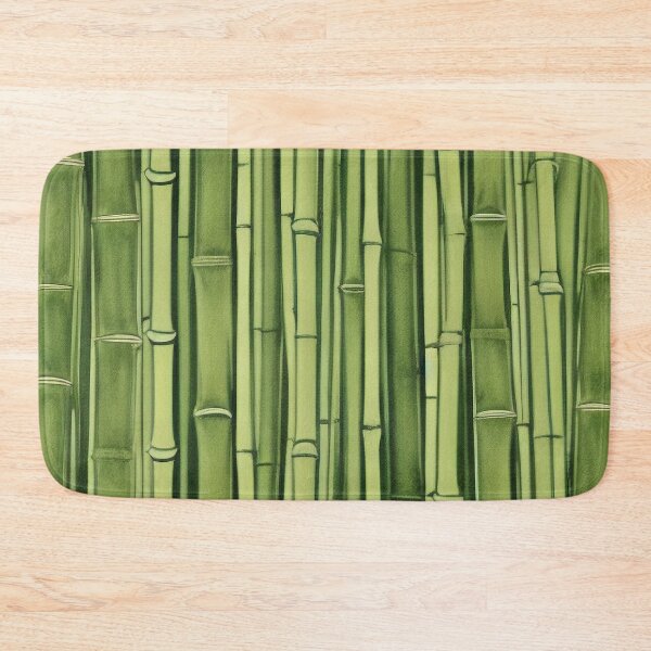Item preview, zen green bamboo pattern background designed and sold by tony4urban.
