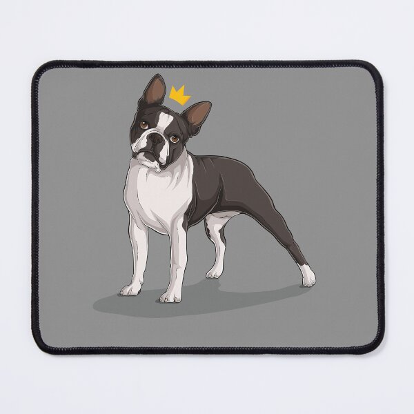 Item preview, Boston Terrier with crown designed and sold by blackdogshop.