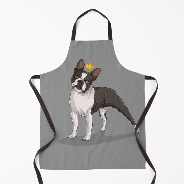Item preview, Boston Terrier with crown designed and sold by blackdogshop.