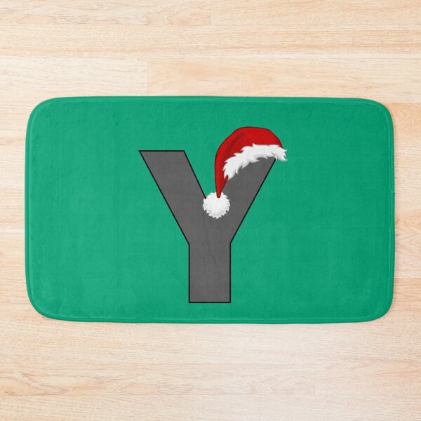 Item preview, Christmas Letter Y with Santa Hat designed and sold by Lyssarien.
