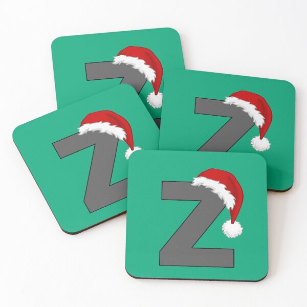 Item preview, Christmas Letter Z with Santa Hat designed and sold by Lyssarien.