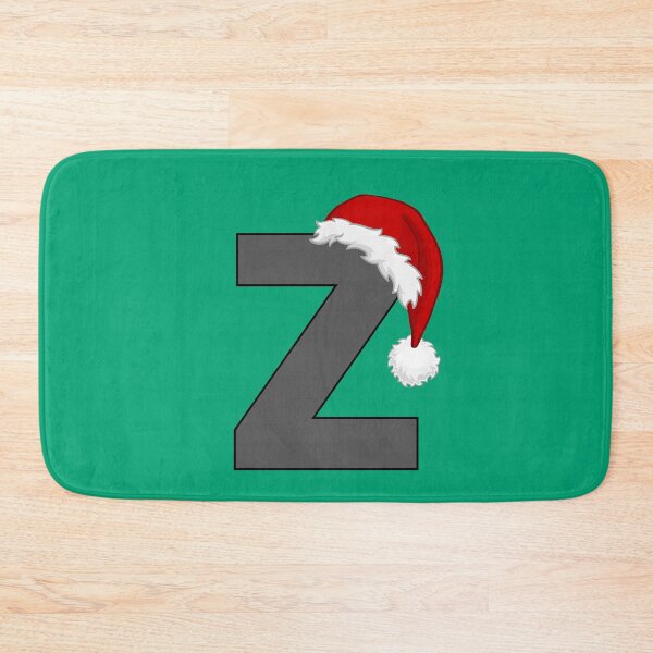 Item preview, Christmas Letter Z with Santa Hat designed and sold by Coffee Lifestyle.