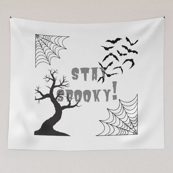 Aperçu de l'œuvre Restez effrayant Halloween créée et vendue par IKnowYouLoveMe.