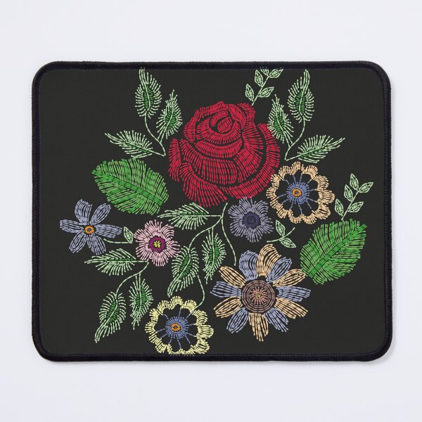 Item preview, Bouquet of flowers in imitation embroidery designed and sold by Nanar1984.