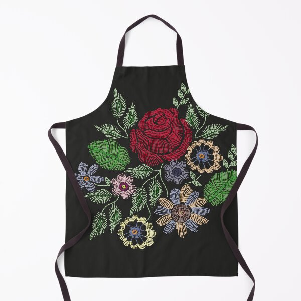 Item preview, Bouquet of flowers in imitation embroidery designed and sold by Nanar1984.