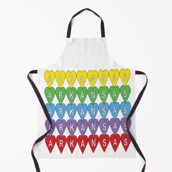 Item preview, Arkansas Colorful Hearts PatternTypograpphy designed and sold by ValeriesGallery.