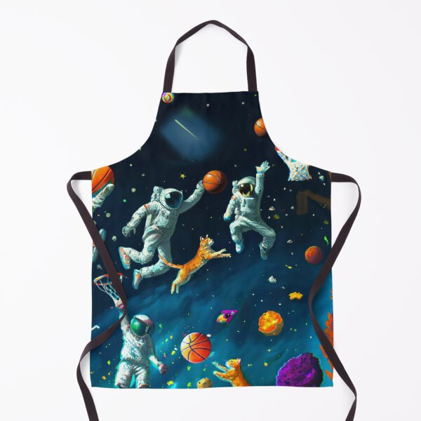 Item preview, Cats Playing Basketball in Space with Astronauts designed and sold by sweetbelle.