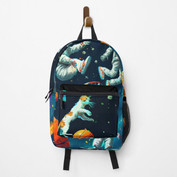 Item preview, Cats Playing Basketball in Space with Astronauts designed and sold by sweetbelle.