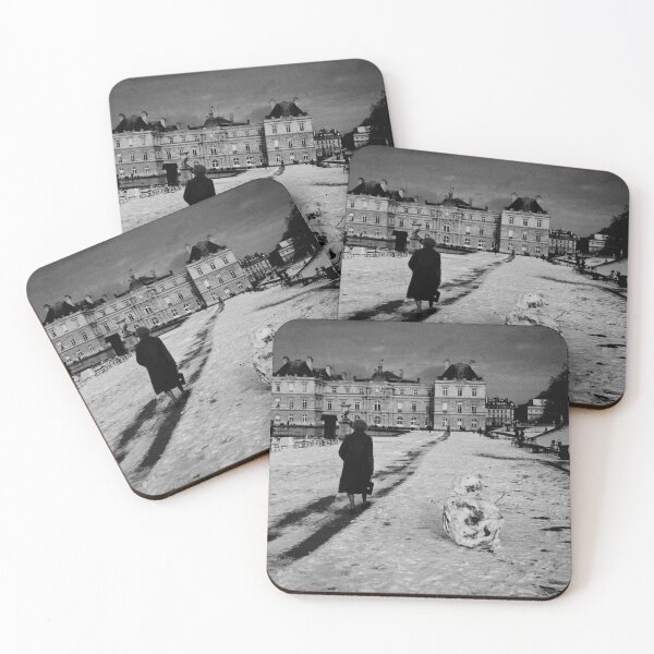 Item preview, Early Winter snowy cold day in the Luxembourg Garden in Paris. designed and sold by PhotogalleryCJ.