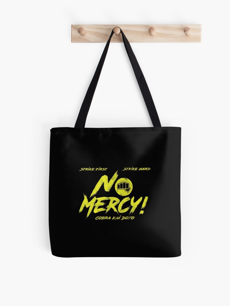 Cobra Kai No Mercy Icon Tote Bag, Official Cobra Kai Merch