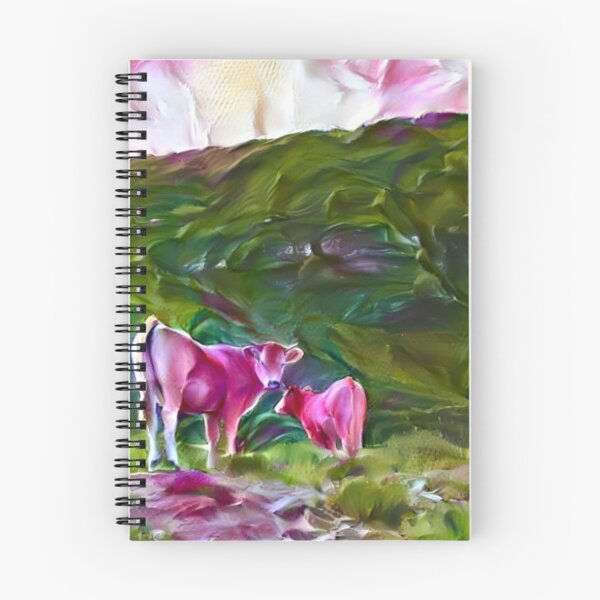 Item preview, Acrylic Pink Cows designed and sold by Aestheticlanart.