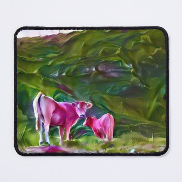 Item preview, Acrylic Pink Cows designed and sold by Aestheticlanart.