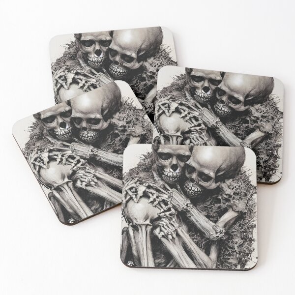 Item preview, "Comfort" Skeletons in Love designed and sold by Christopher Droege.