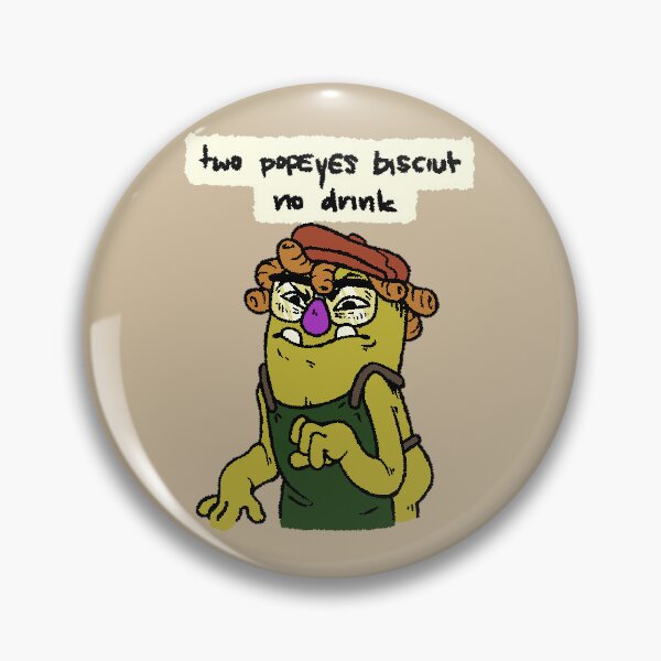 Item preview, Two Popeyes Bisciut No Drink designed and sold by gorebage.