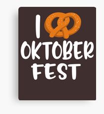 I love Oktoberfest Canvas Print