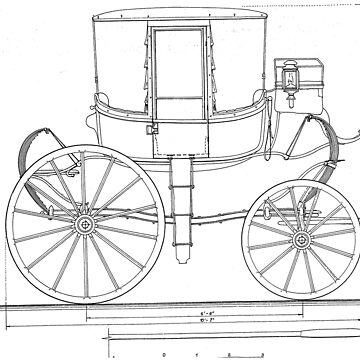 Artwork thumbnail, Eustis Coach Sketch by Shirley-Eustis House
