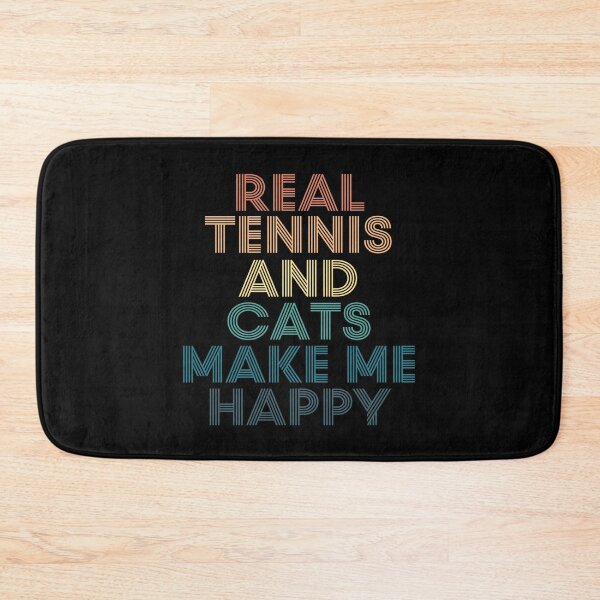 Item preview, Real tennis And Cats Make Me Happy designed and sold by kindxinn.