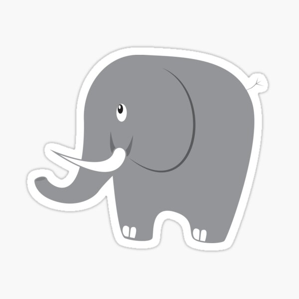 Ella the Elephant Sticker