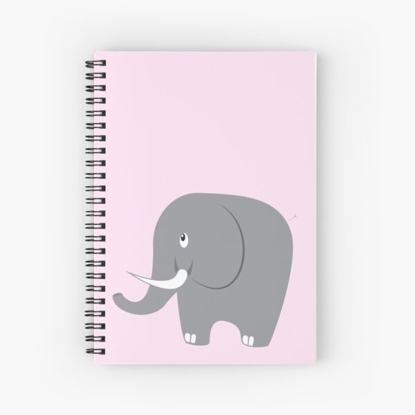 Ella the Elephant Spiral Notebook