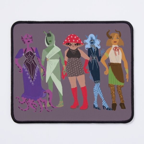 Item preview, Monster Girls - Halloween Night out designed and sold by NouvellesSaison.