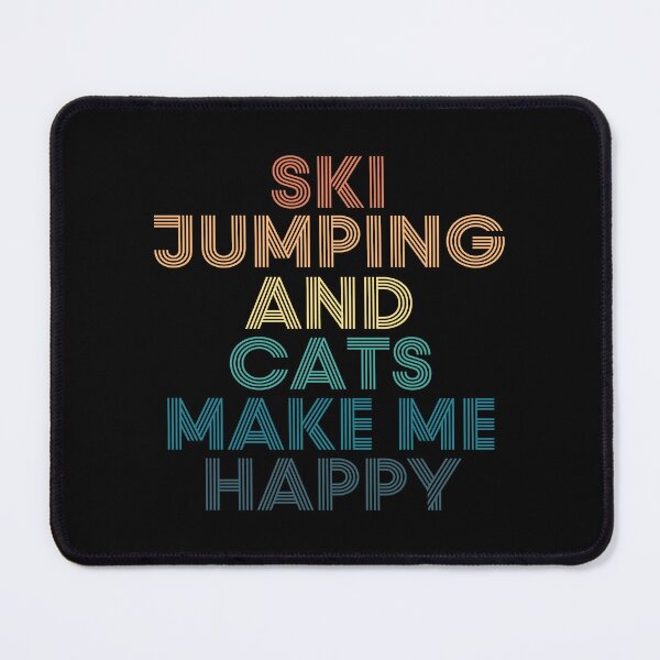 Item preview, Ski jumping And Cats Make Me Happy designed and sold by kindxinn.