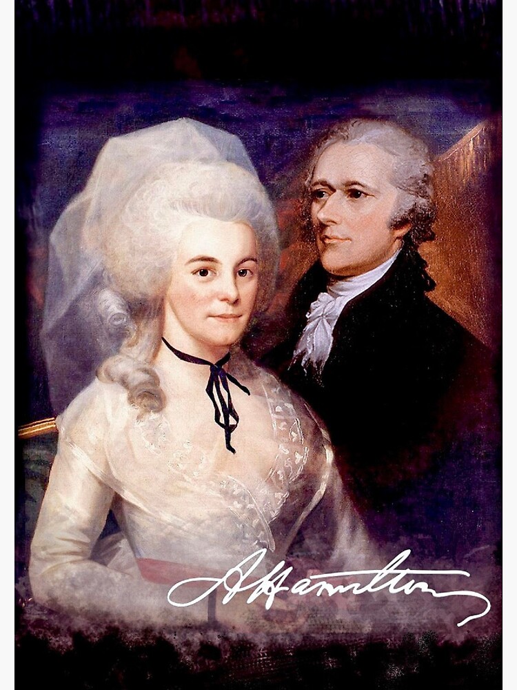 Alexander Hamilton and Elizabeth Schuyler Hamilton Journal for Sale by AlissaLavish Redbubble