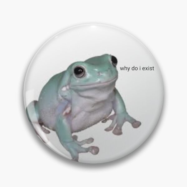 Item preview, contemplating frog designed and sold by FuzzyRoach.