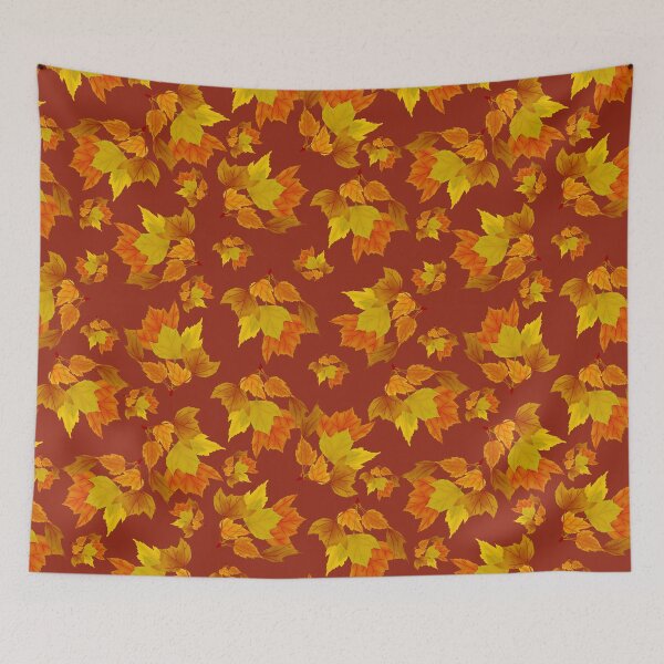 Item preview, Burnt Watercolor Fall Leaves designed and sold by dKarthdesign.