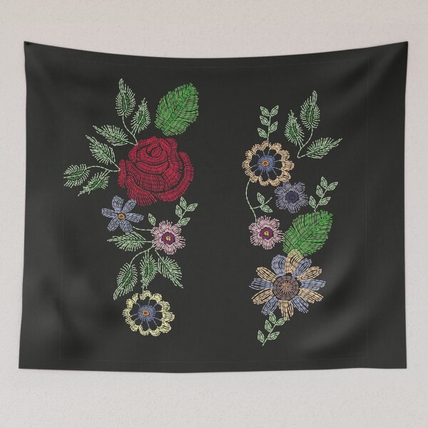 Item preview, Bouquet of flowers in imitation embroidery 2 designed and sold by Nanar1984.
