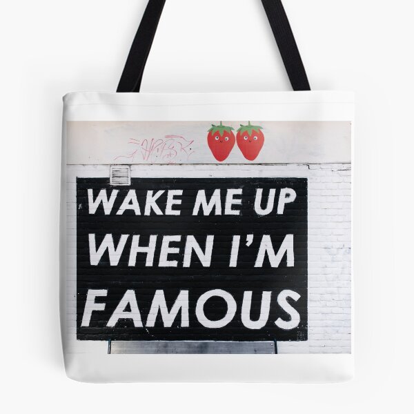 Item preview, Wake ne up when I'm famous. Halloween  designed and sold by Alaa_marketing_2022.