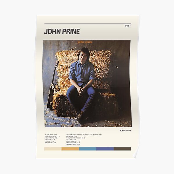 "John prine John prine John prine Album Cover John prine Band" Poster