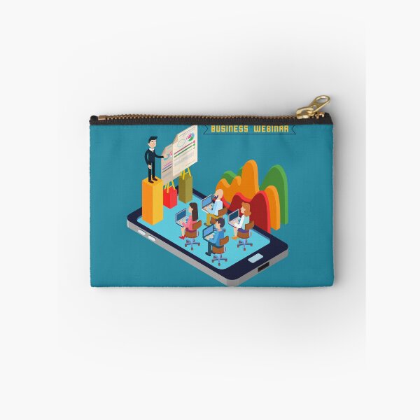 Item preview, Business Webinar. Webinar Technology. Web Seminar. Modern Technology. Modern Education. Educational Process. Network Education. Business Meeting. Isometric People. Isometric Concept.  designed and sold by ivector.