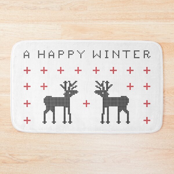 Item preview, Pixel Reindeer Happy Winter designed and sold by Ken Murphy.