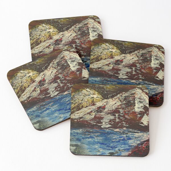 Item preview, Snow capped mountains by the Tarn designed and sold by George Hutton Hunter.