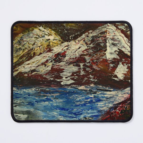 Item preview, Snow capped mountains by the Tarn designed and sold by George Hutton Hunter.