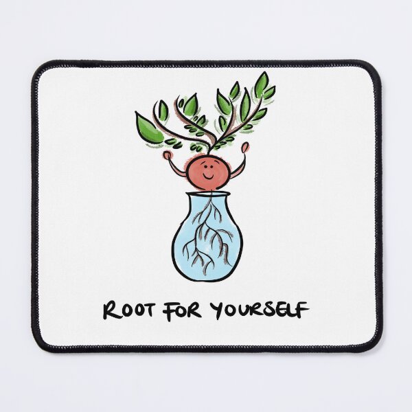 Item preview, Root For Yourself - Motivation Doodle designed and sold by devakidesigns.