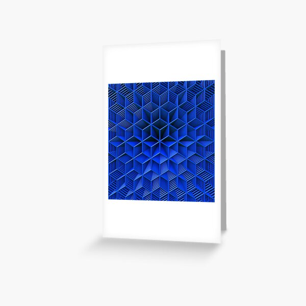 Aperçu de l'œuvre 3D Effect - Blue Wireframe créée et vendue par Lyle Hatch.