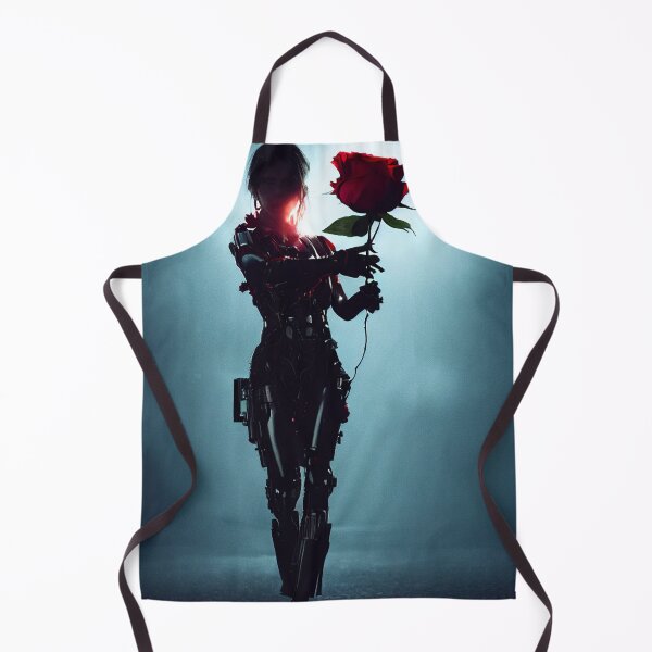 Item preview, Cyborg with a red rose. designed and sold by Maniock.