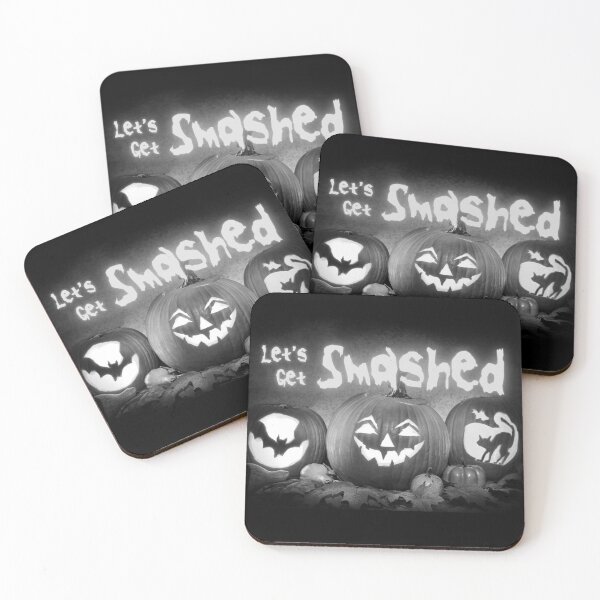 Item preview, Let’s Get Smashed - Grayscale Version designed and sold by st0n0ga.