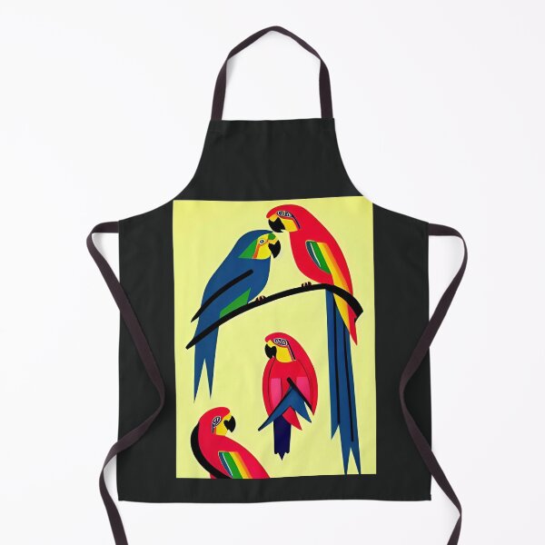 Artikelvorschau, BEAUTIFUL PARROTS LEMON YELLOW BACKGROUND entworfen und verkauft von sailorsam1805.