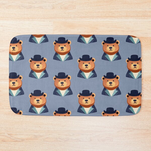 Item preview, Bear Wearing a Bowler Hat designed and sold by ThePurpleMelon.
