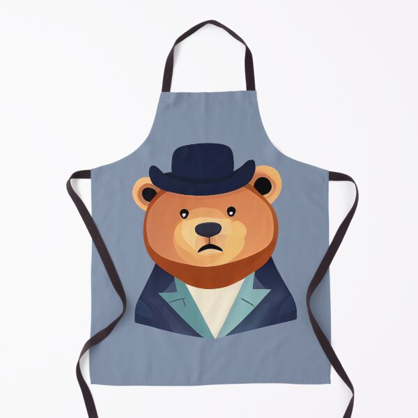 Item preview, Bear Wearing a Bowler Hat designed and sold by ThePurpleMelon.