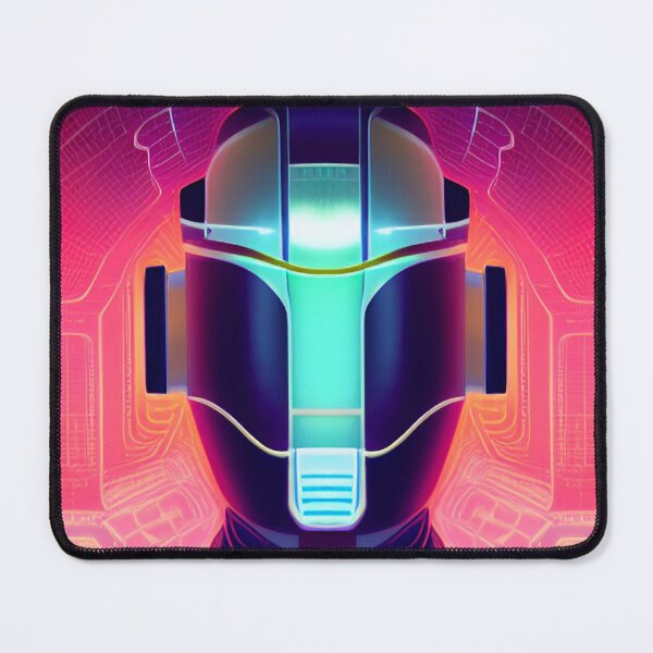 Item preview, Synthwave cyborg designed and sold by NattyCorvus.
