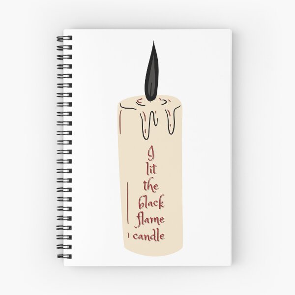 Item preview, Hocus Pocus, black flame candle designed and sold by IKnowYouLoveMe.