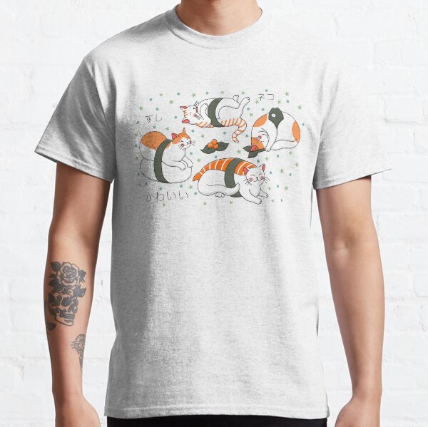 Kawaii Neko Sushi Classic T-Shirt