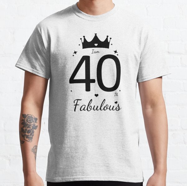 Humorous Retro Birthday T Shirt 40Th Gift For Her Funny Women T-Shirt  Sweatshirt - TourBandTees