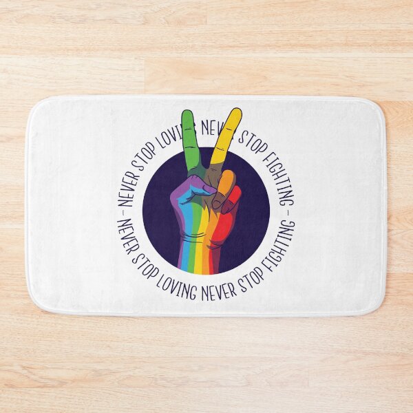 Item preview, Never Stop Loving Never Stop Fighting designed and sold by bennetthuskers.