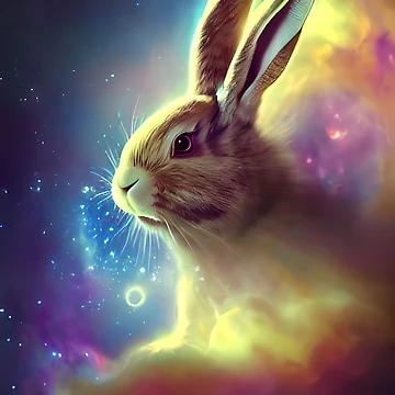 Artwork thumbnail, Galaxy Rabbit by RSRed