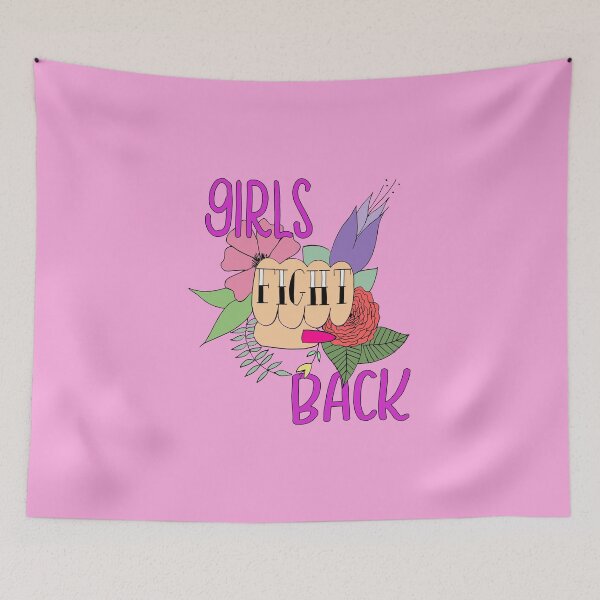Item preview, Girls fight back - Pink designed and sold by marinarrua.
